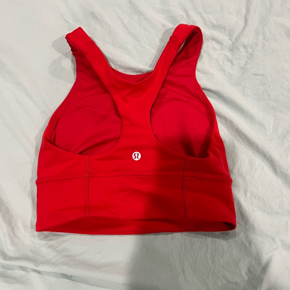 lululemon athletica WunderTrain Red Sports Tank